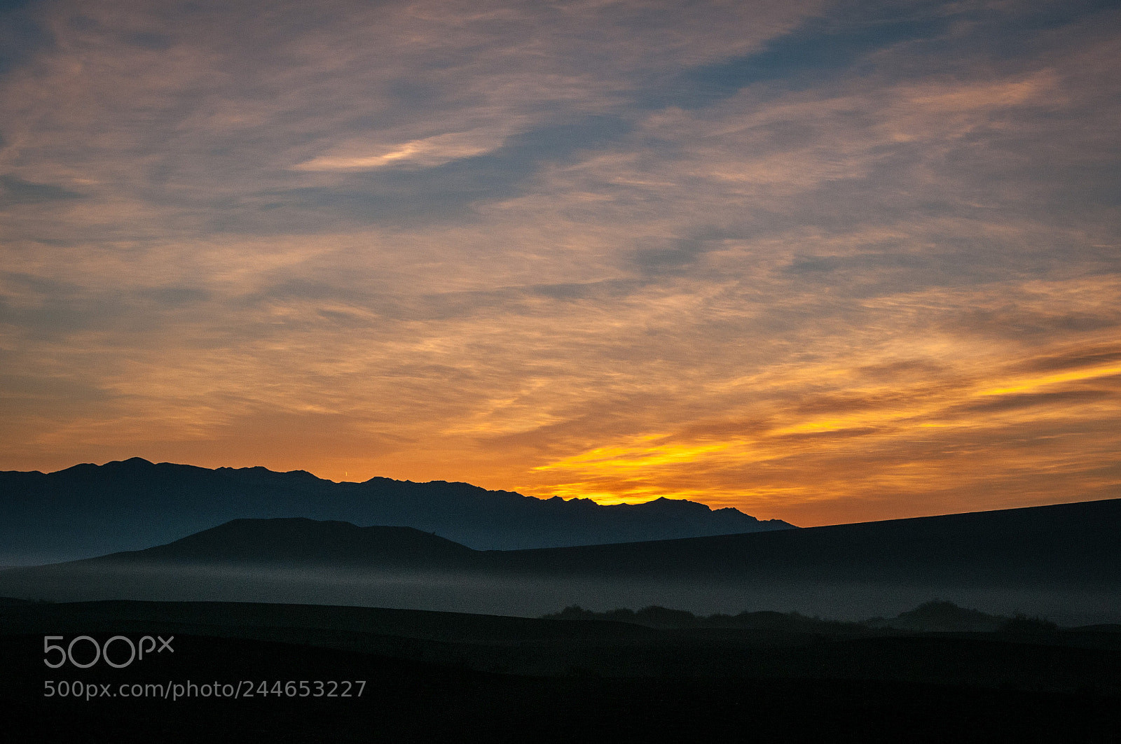 Nikon D300 sample photo. Mesquite flats sunrise photography