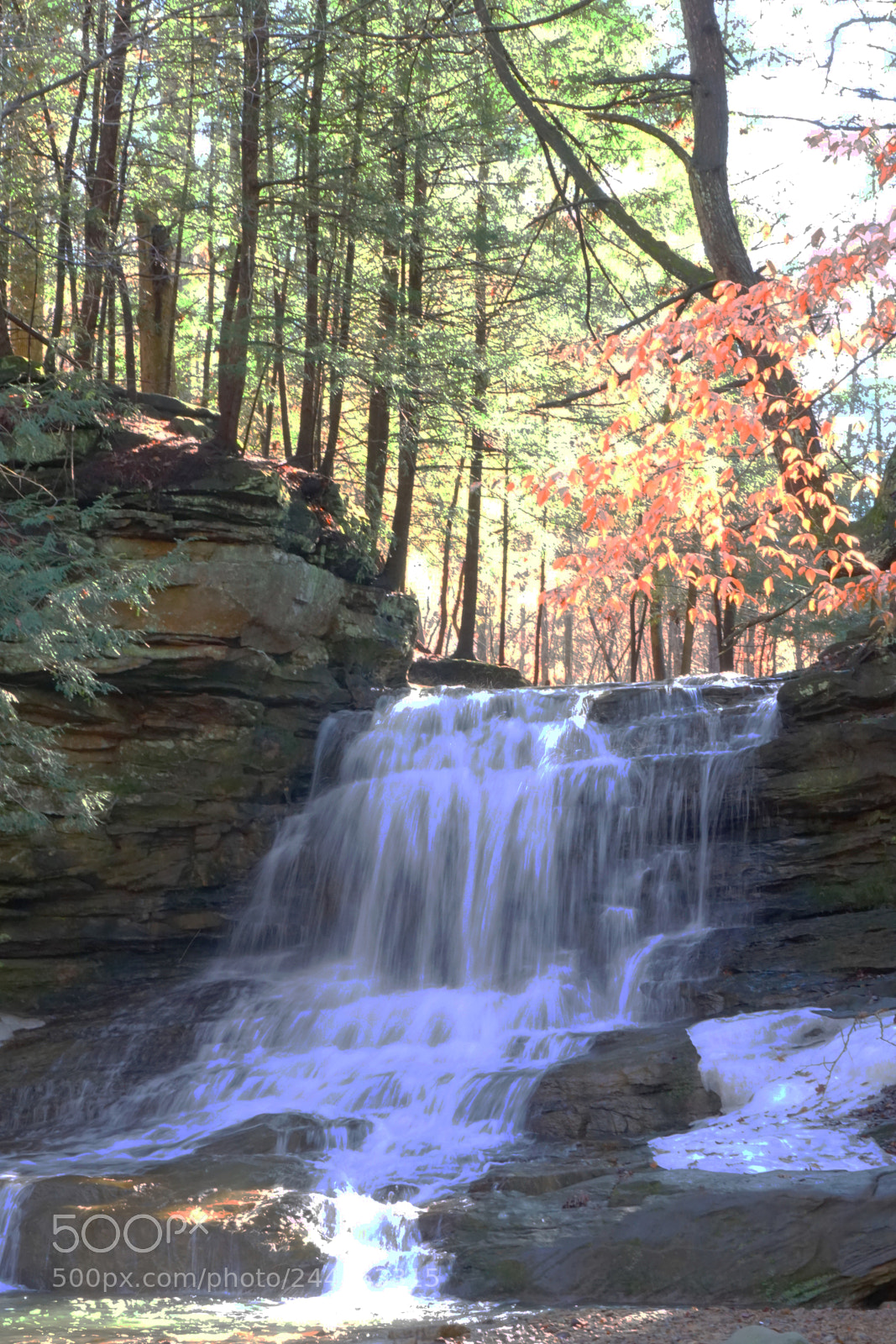 Sony a6300 sample photo. Waterfall photography