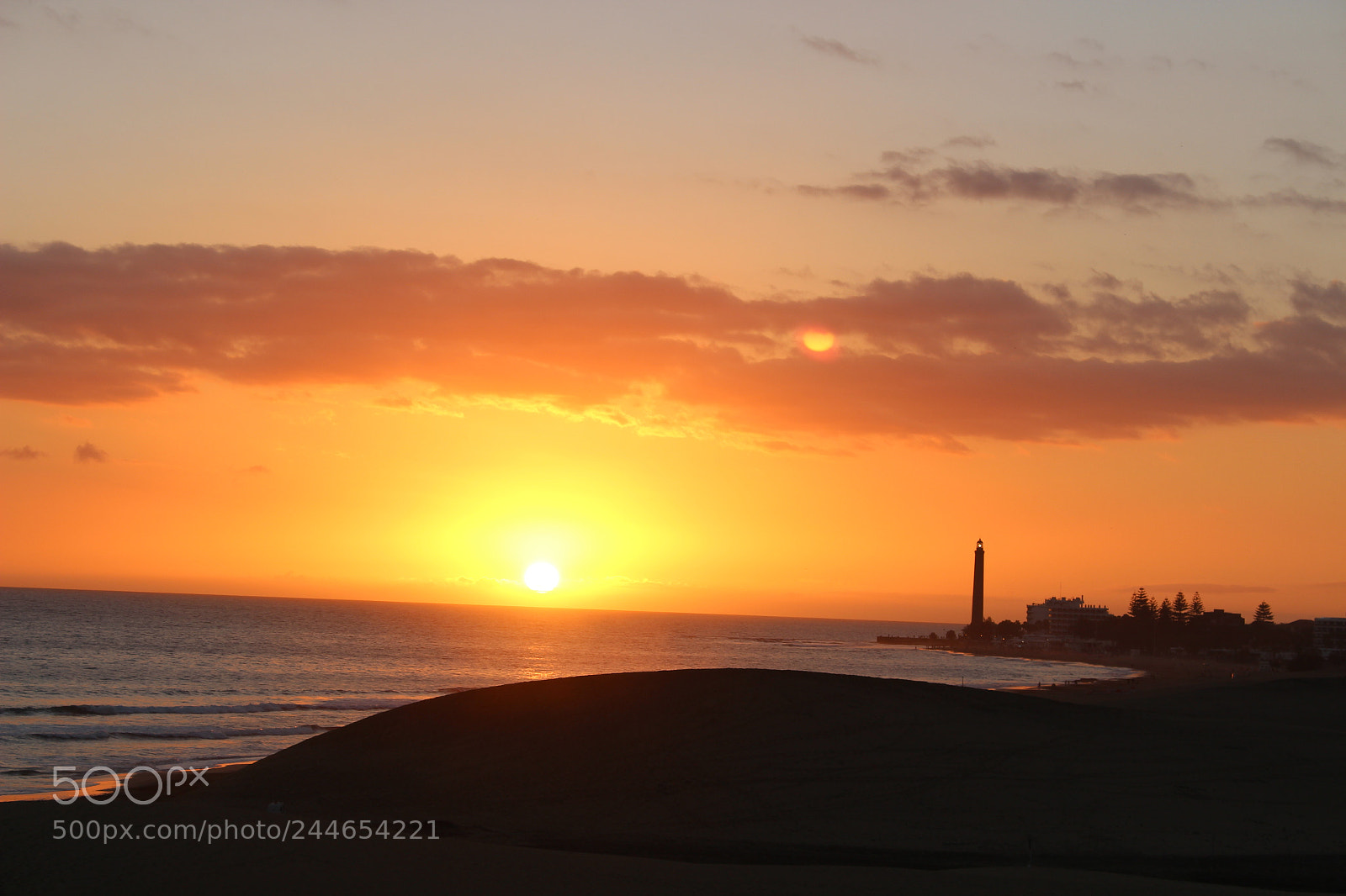 Canon EOS 100D (EOS Rebel SL1 / EOS Kiss X7) sample photo. Sunset in maspalomas, gran photography