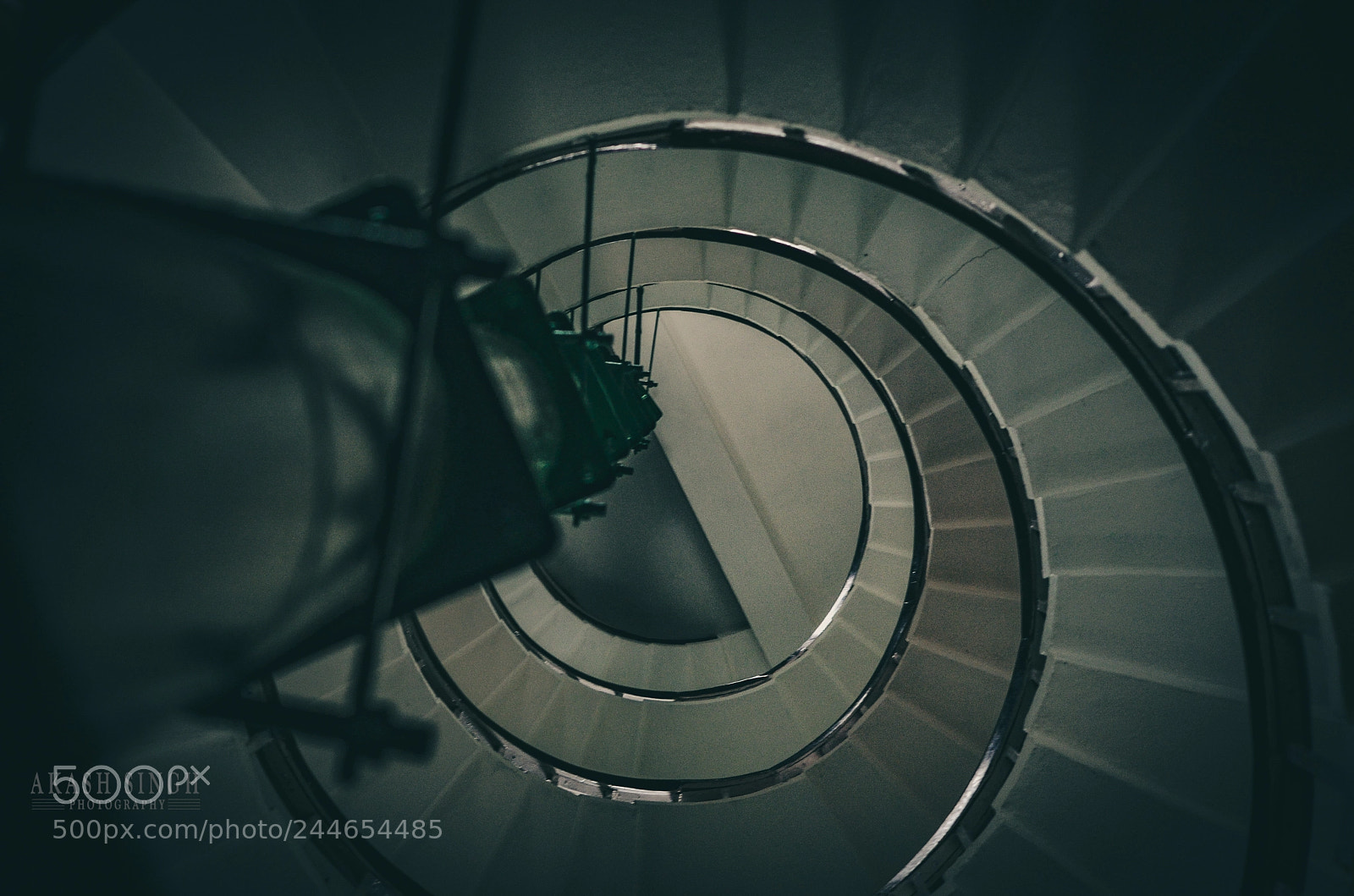 Nikon D5100 sample photo. Lighthouse stairs photography