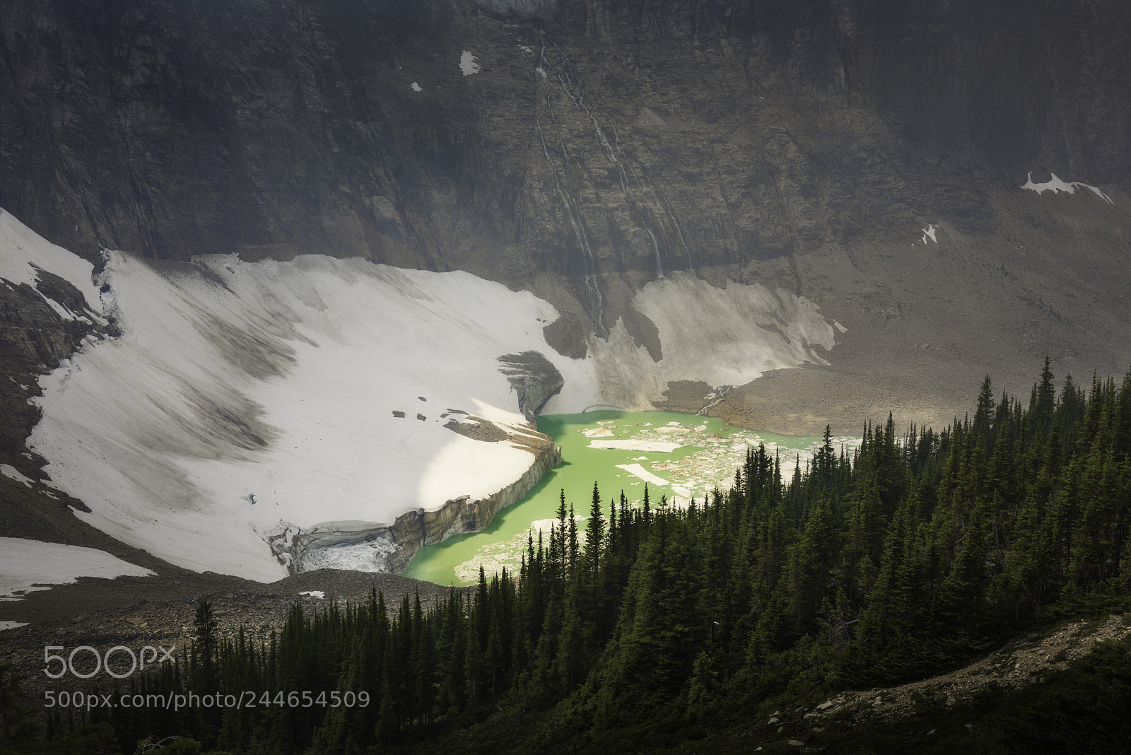 Nikon D810 sample photo. Green glacier lake photography