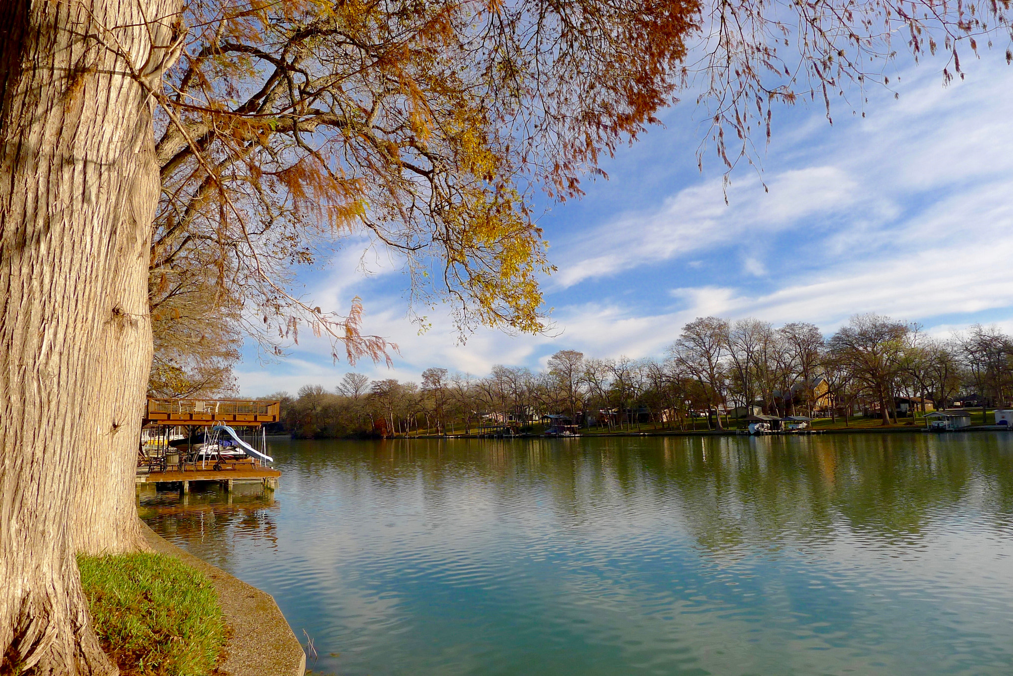 Leica D-LUX 5 sample photo. Guadalupe river running through sequin, tx photography