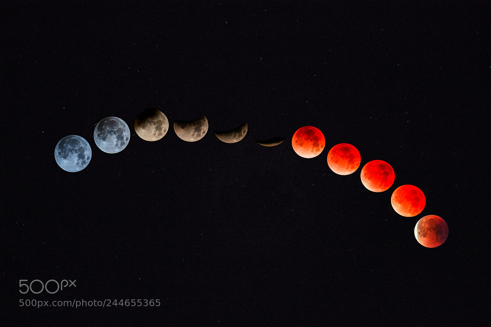 Nikon D850 sample photo. Total lunar eclipse photography