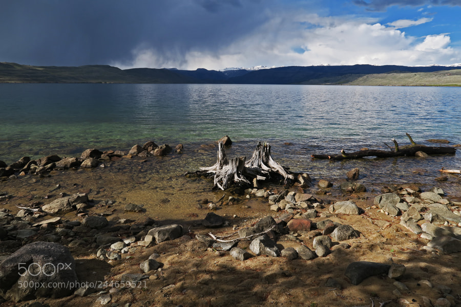 Canon PowerShot G7 X sample photo. Lakeside wind river range photography