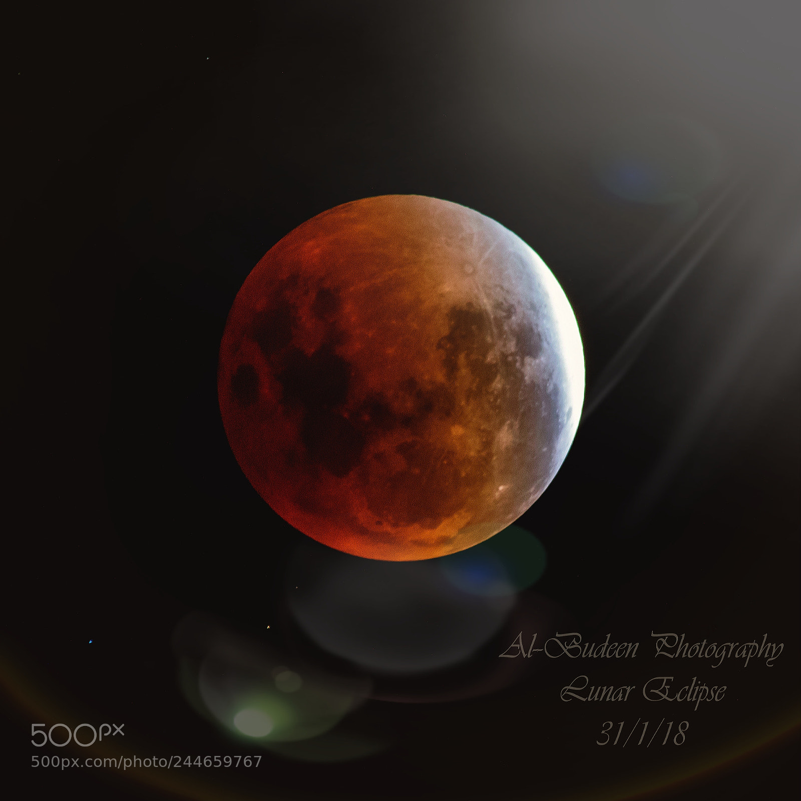 Canon EOS 5DS R sample photo. Super blue blood moon photography