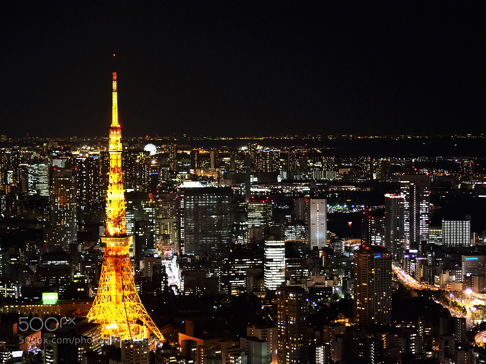 Olympus PEN-F sample photo. Tokyo tower photography