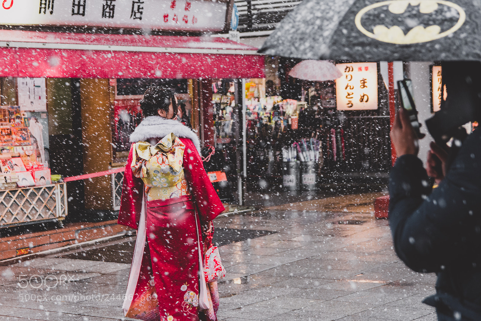 Nikon D7200 sample photo. Girl in red kimono photography