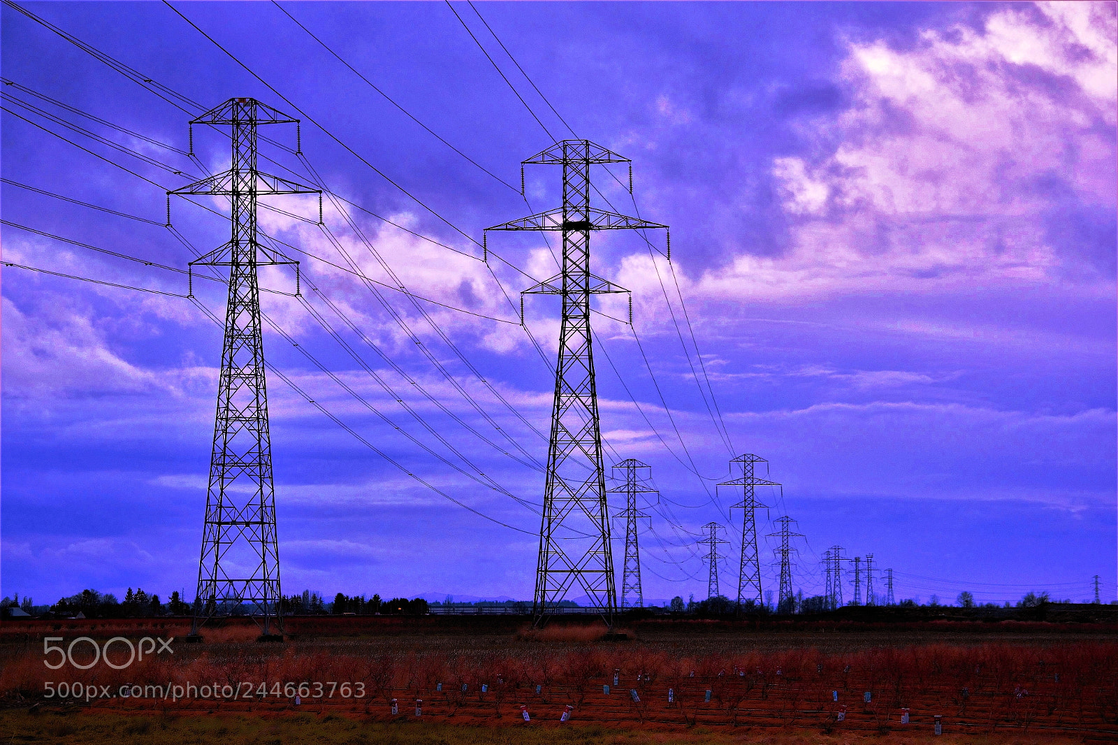 Canon EOS 60D sample photo. Power lines -- 高压线 photography