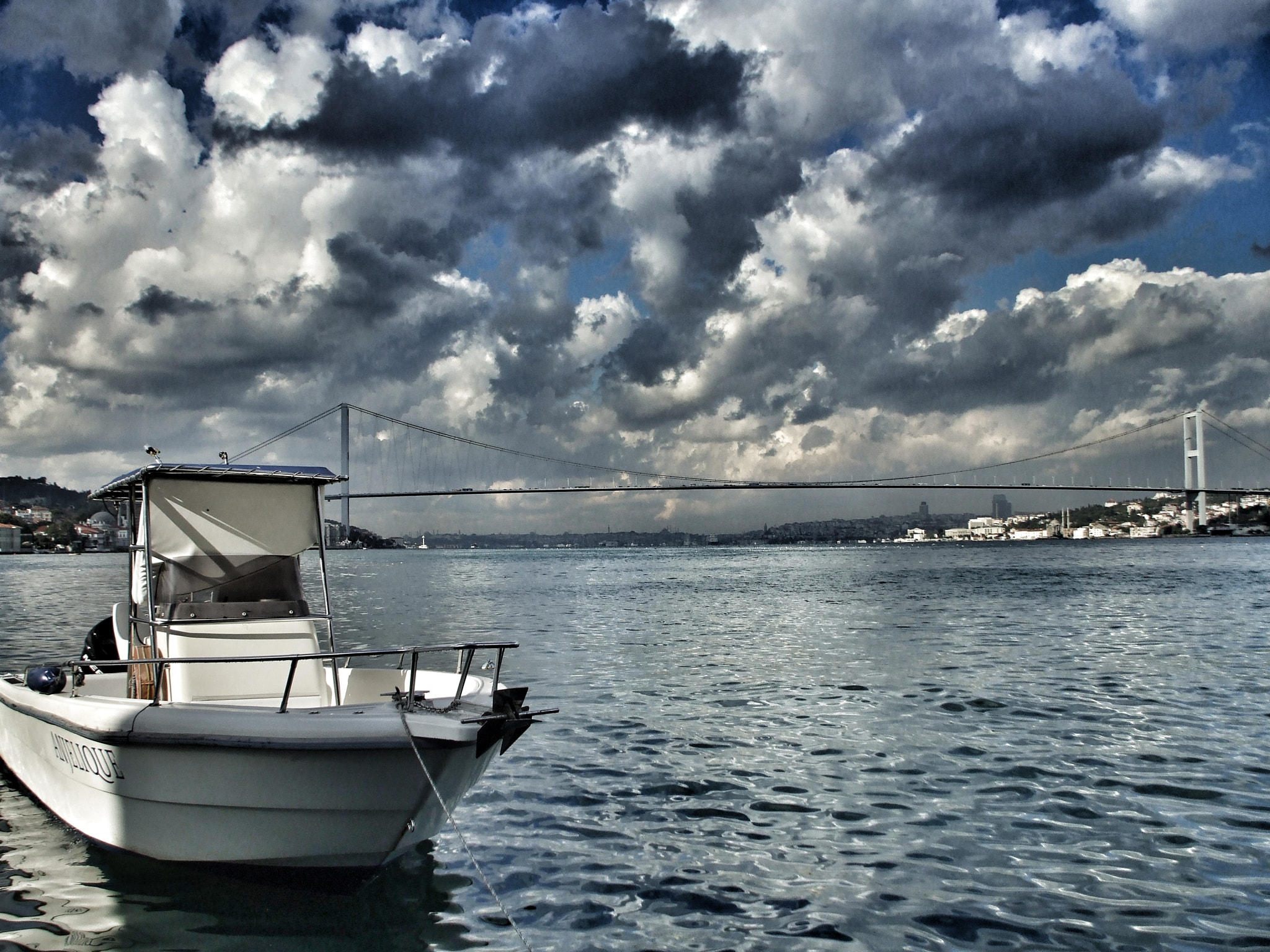 Fujifilm FinePix A800 sample photo. Dancing clouds | istanbul photography