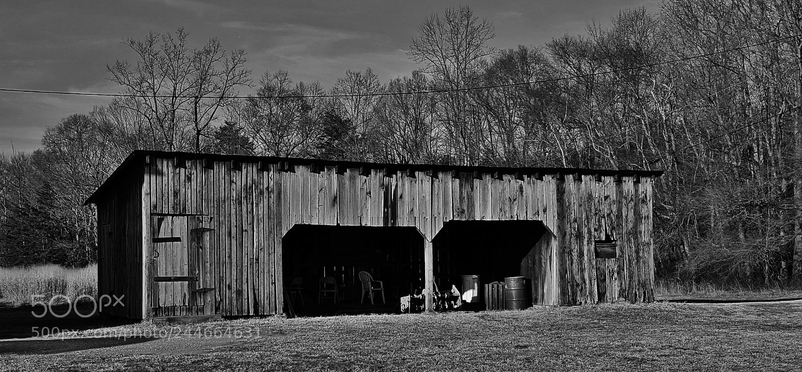 Samsung Galaxy S6 sample photo. Black white shed at photography