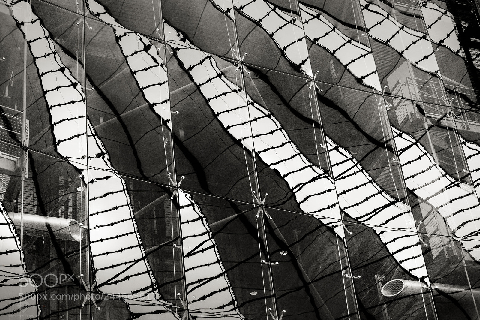 Nikon D7100 sample photo. Sony center roof reflection photography