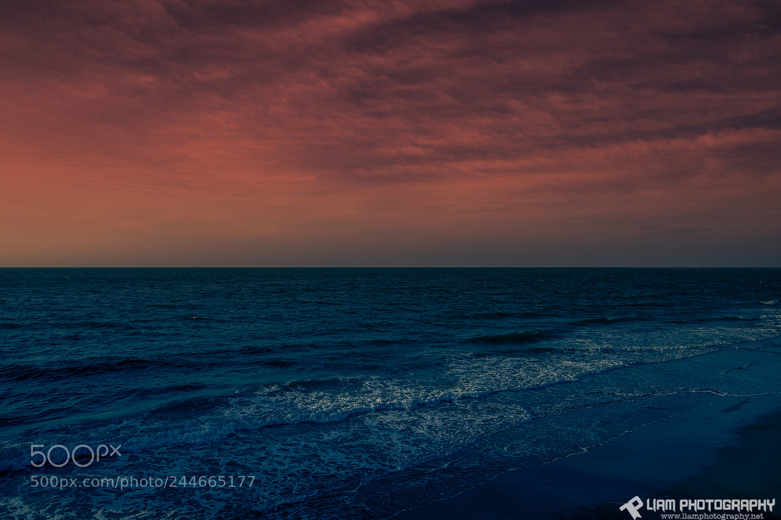 Canon EOS-1D X Mark II sample photo. Sunset over the atlantic photography