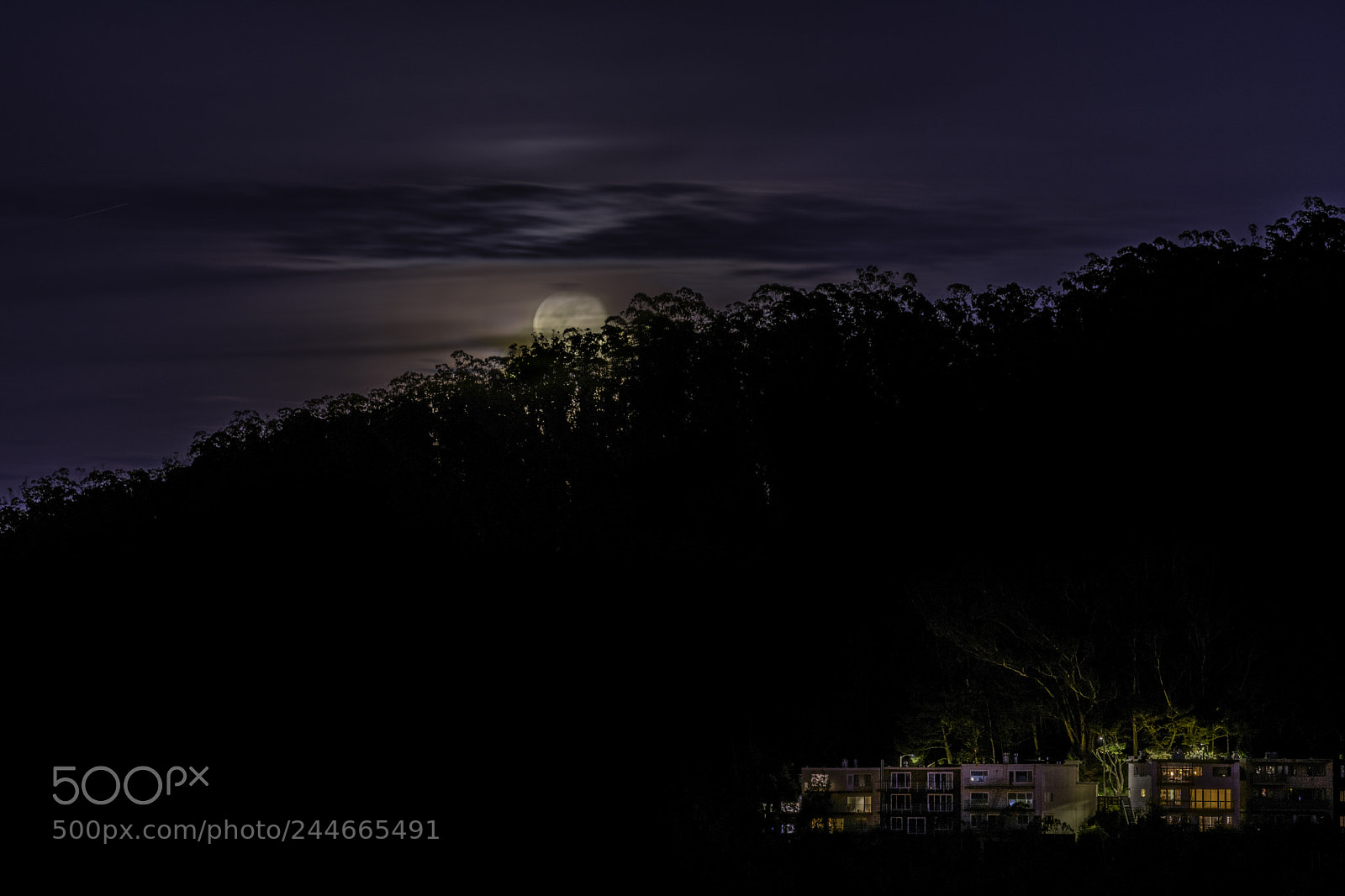 Nikon D850 sample photo. Supermoon rising photography