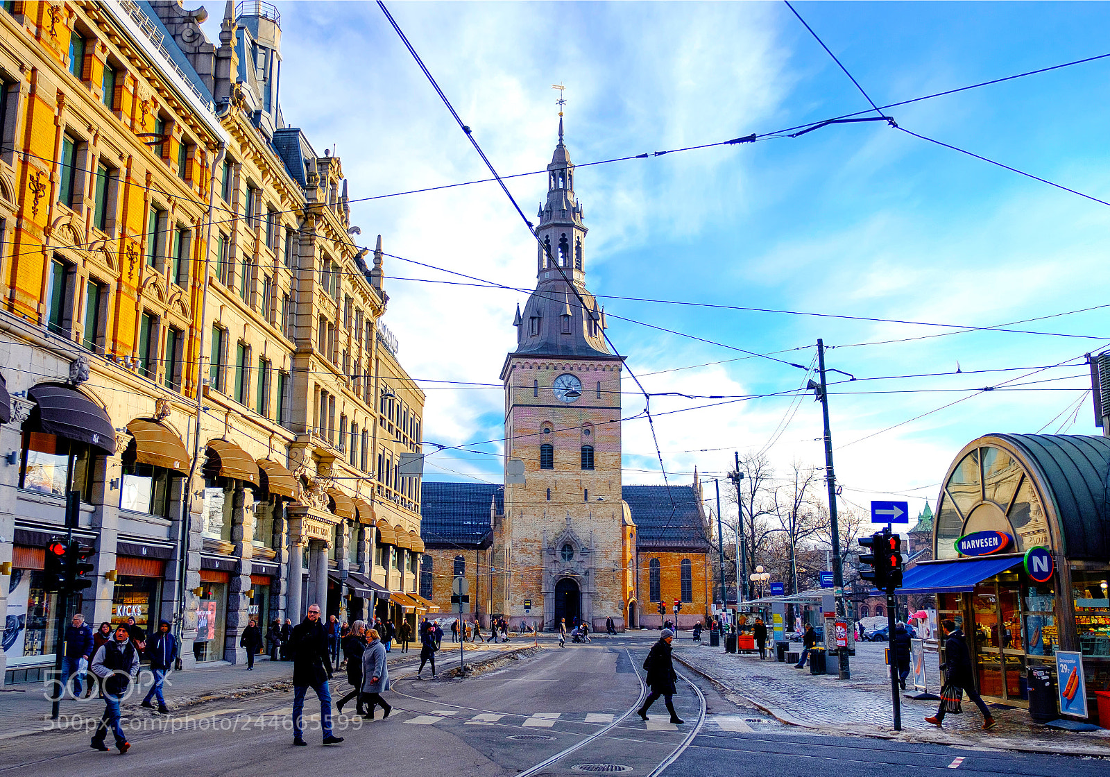 Fujifilm X-T2 sample photo. Oslo cathedral photography