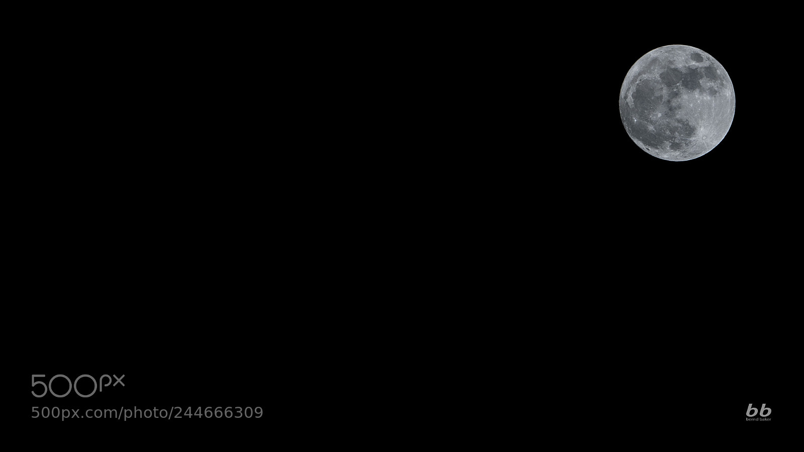 Sony a7R II sample photo. Vollmond grau photography