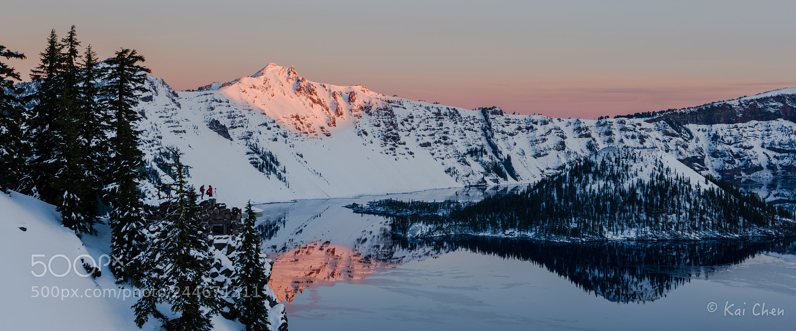 Nikon D810 sample photo. Crater lake sunrise and photography