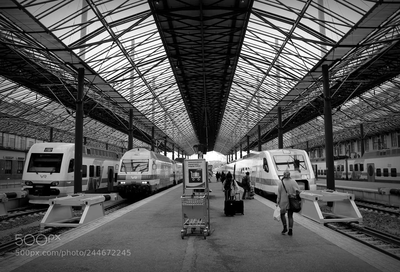 Canon EF-S 18-135mm F3.5-5.6 IS sample photo. Central railway station photography