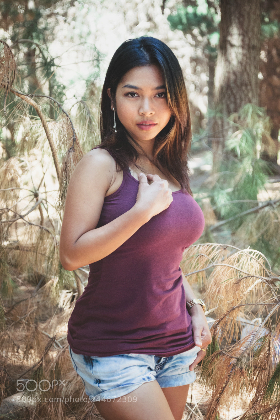 Nikon D800 sample photo. Woodland girl photography