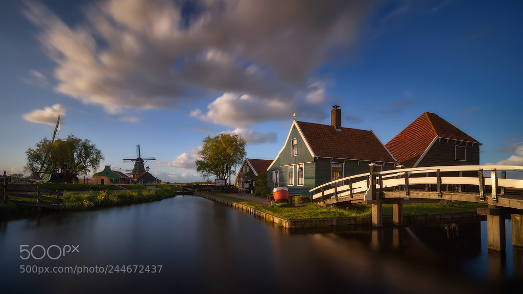 Nikon D90 sample photo. Atardecer en zaanse schans photography