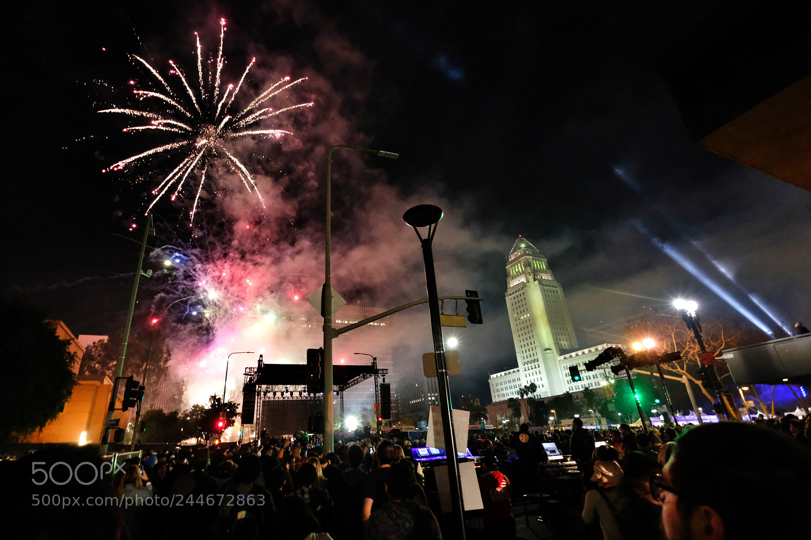 Fujifilm X-Pro2 sample photo. Festival fireworks - los photography