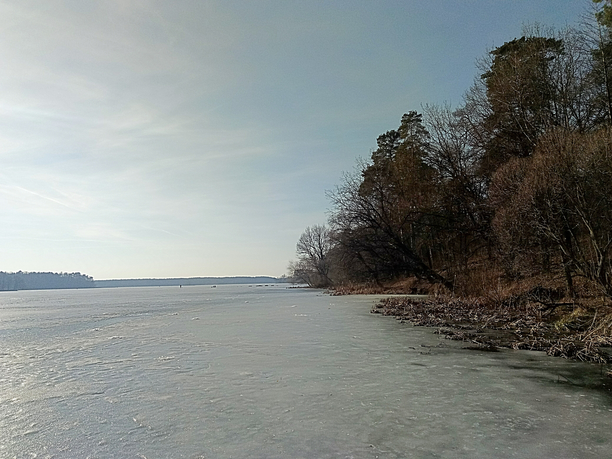 Meizu U20 sample photo. Frozen river photography