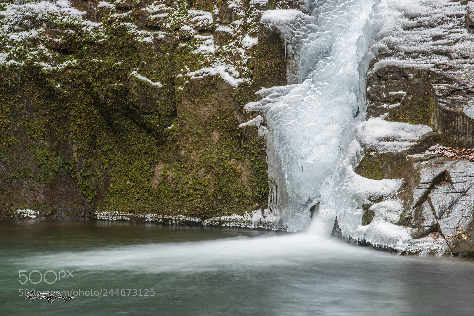 Nikon D810 sample photo. Ice waterfall photography