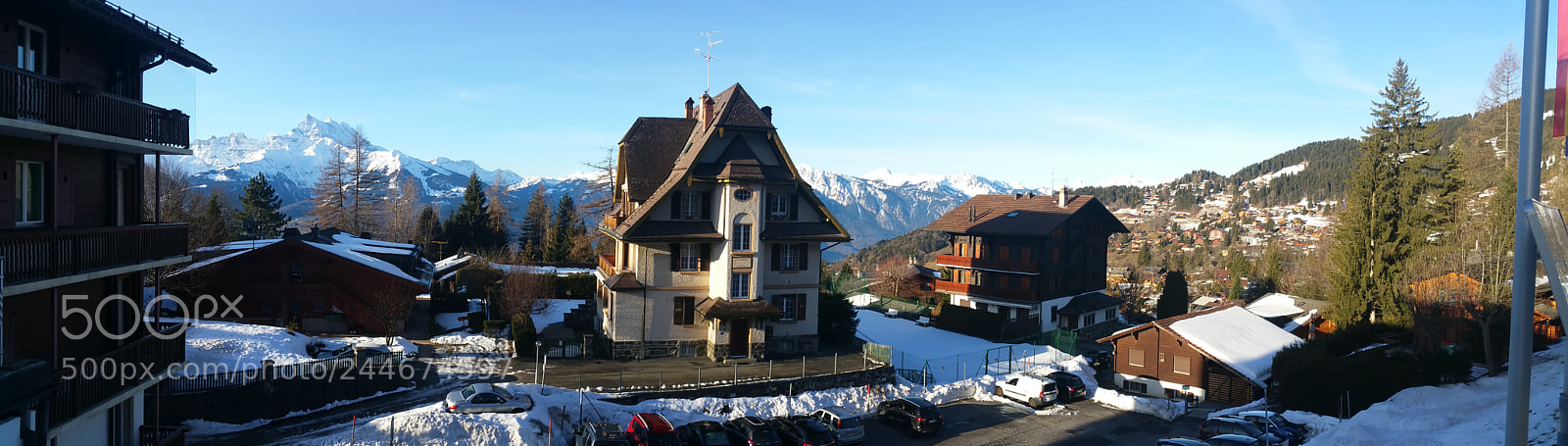 Samsung Galaxy Note4 sample photo. Pano villars sur ollon photography