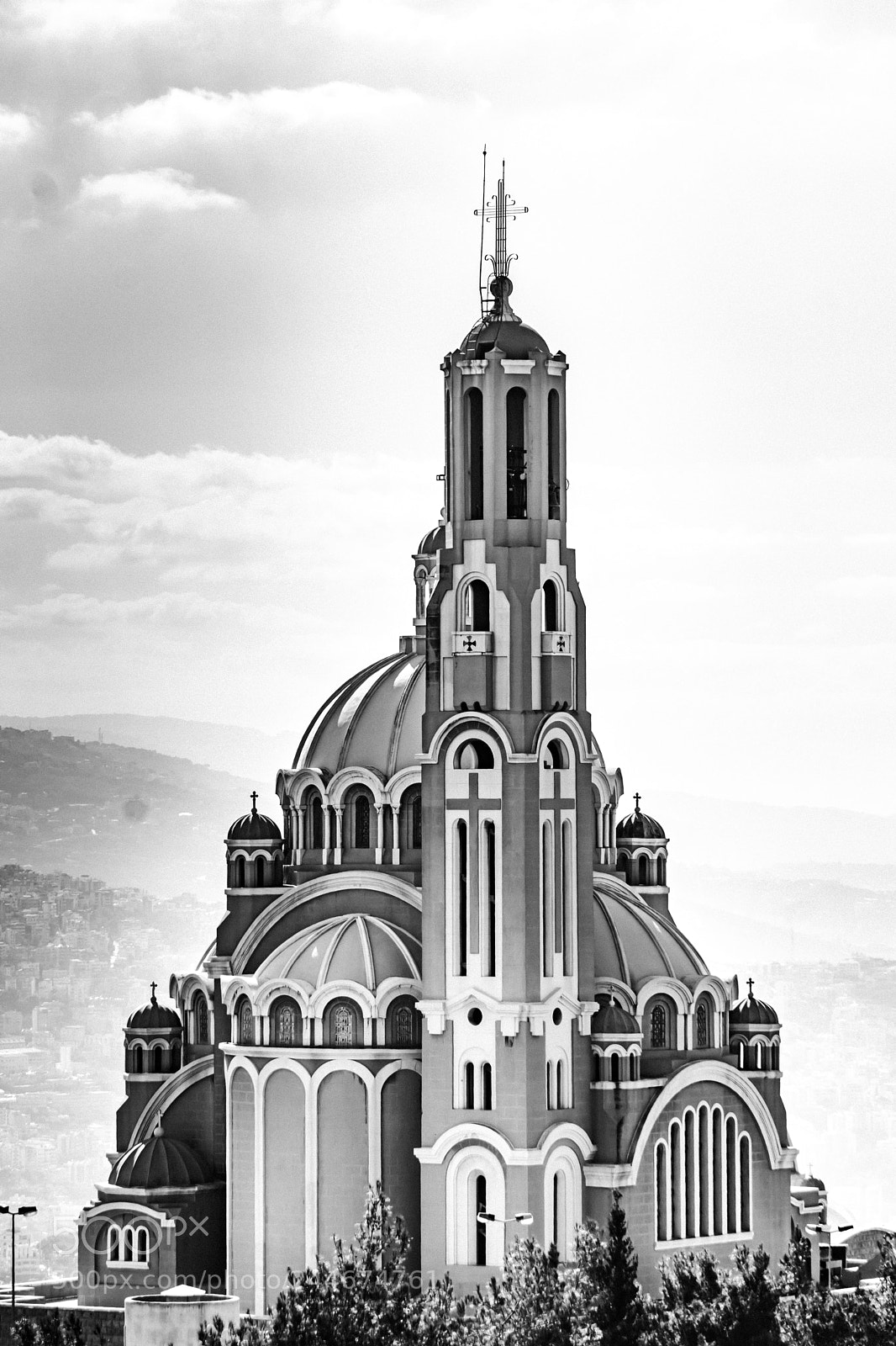 Sony a6300 sample photo. St. george maronite cathedral photography