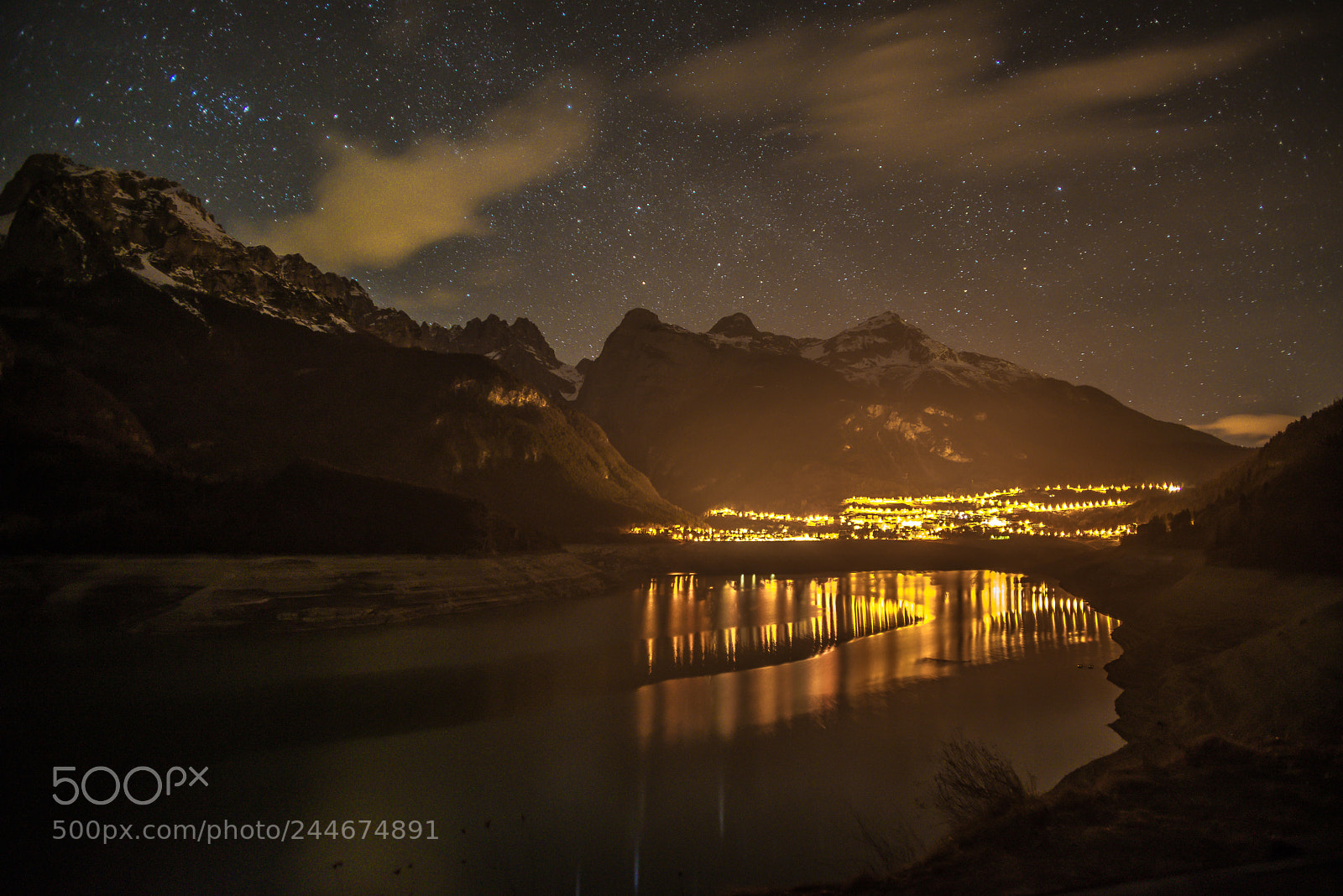 Nikon D800E sample photo. Winter mountain lake photography