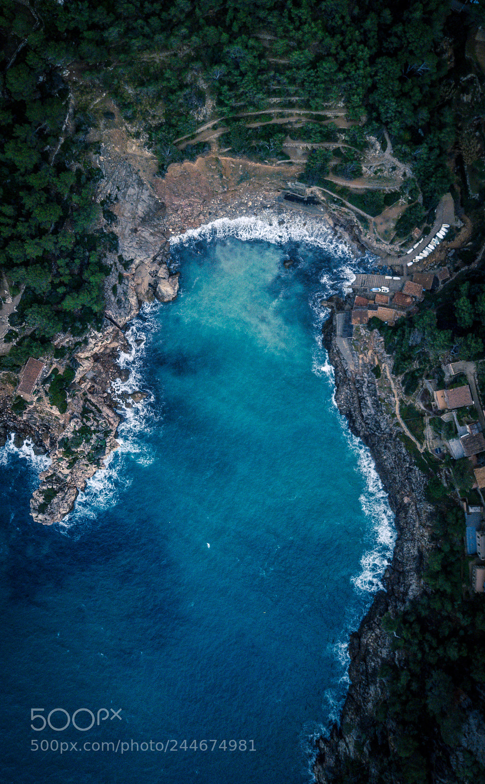 DJI FC220 sample photo. Blue cala photography