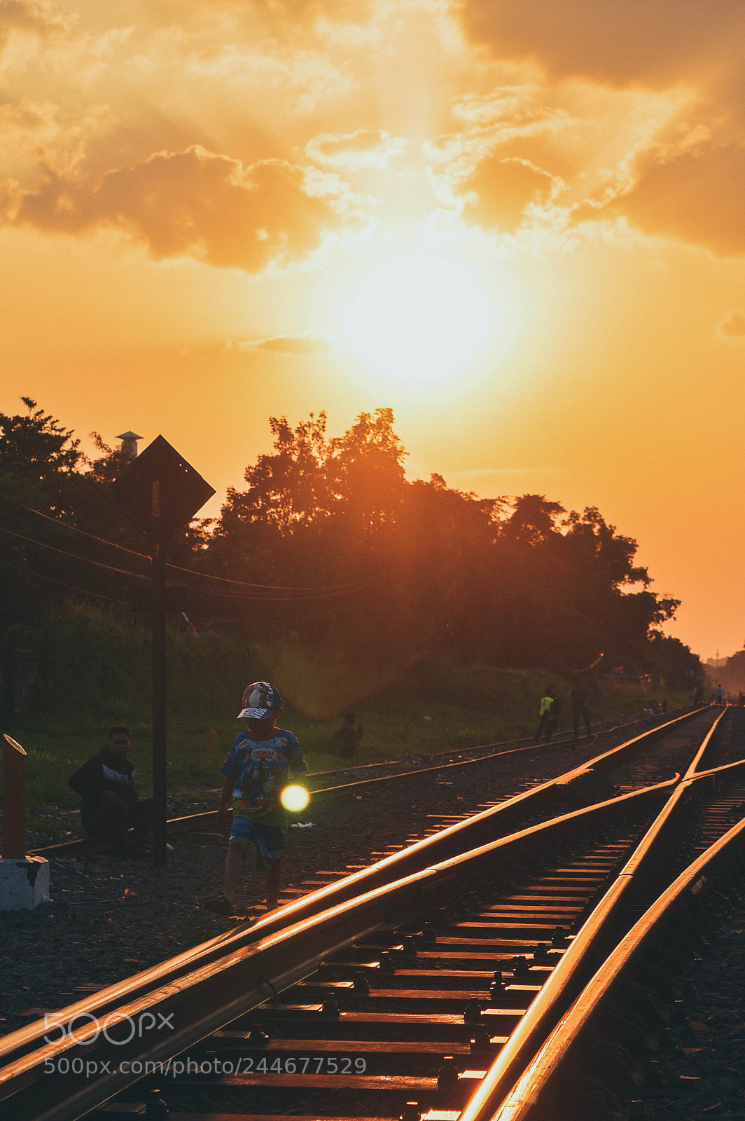 Nikon D3200 sample photo. Rail road photography