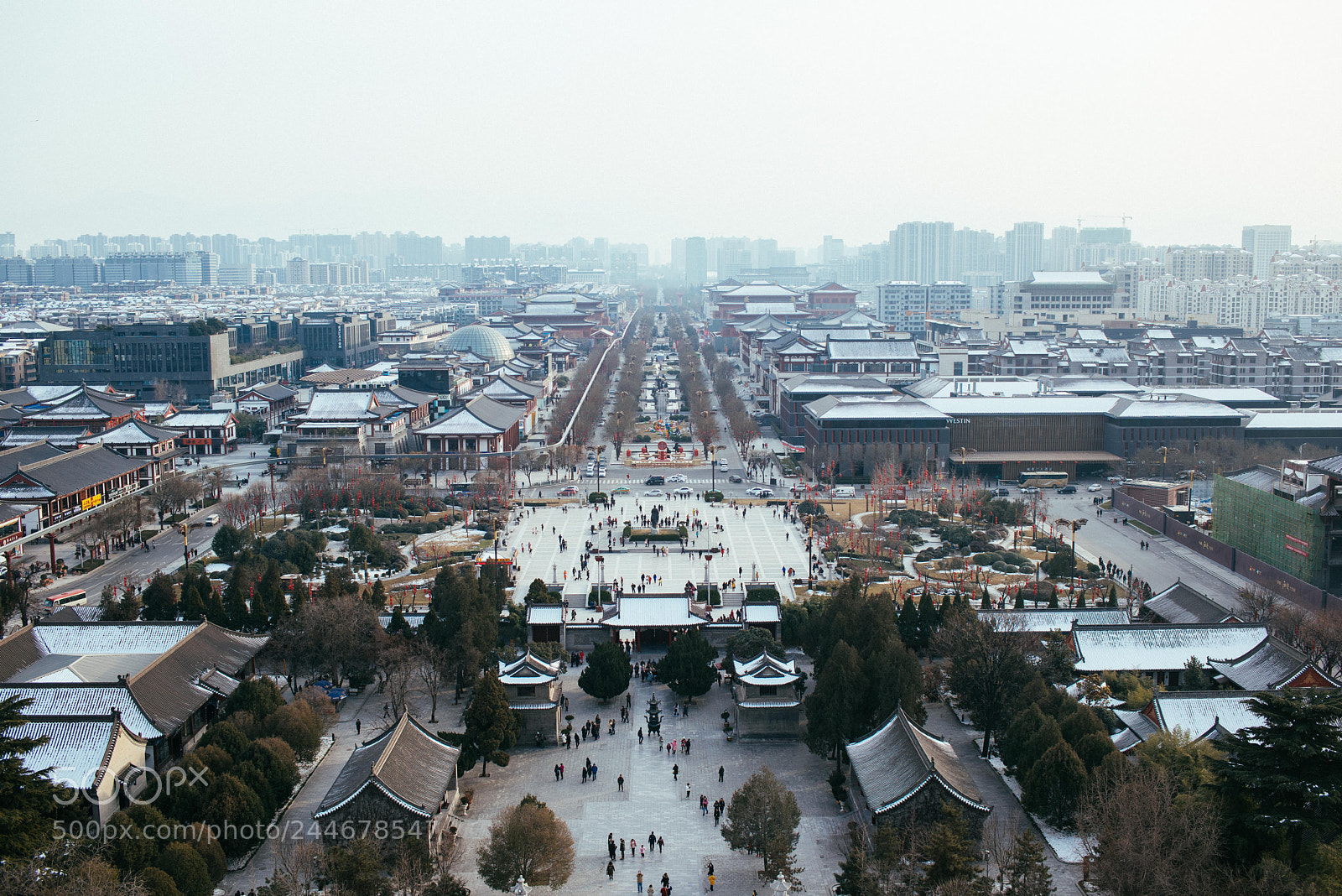 Nikon D810 sample photo. Xi'an from above photography