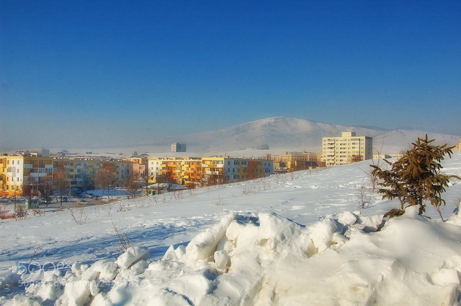 Nikon D40 sample photo. Erdenet. winter photography