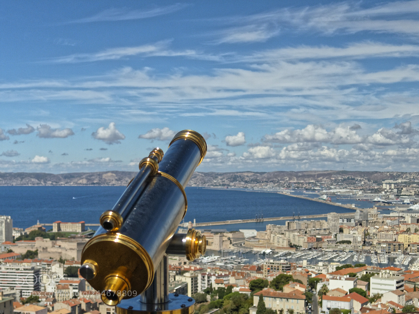 Olympus PEN E-PL3 sample photo. Telescope in marseille. photography