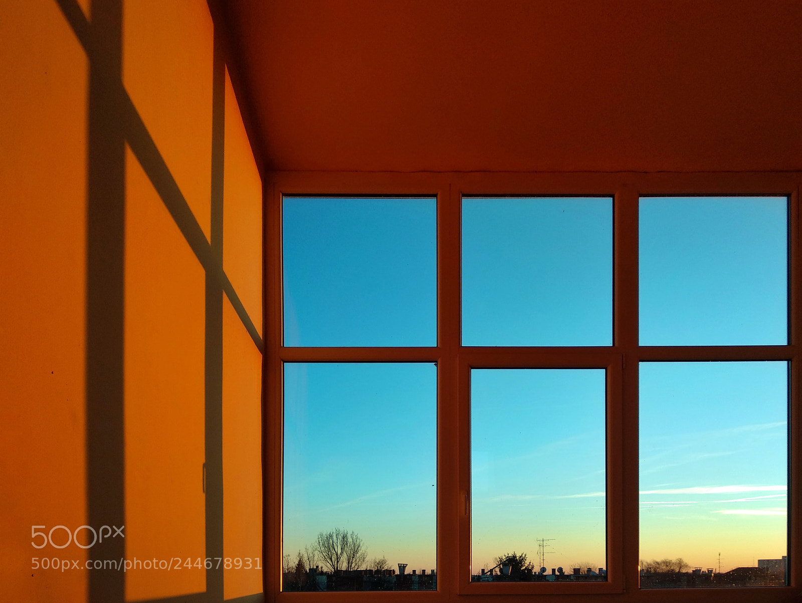 Xiaomi Mi A1 sample photo. Sunset in balcony photography