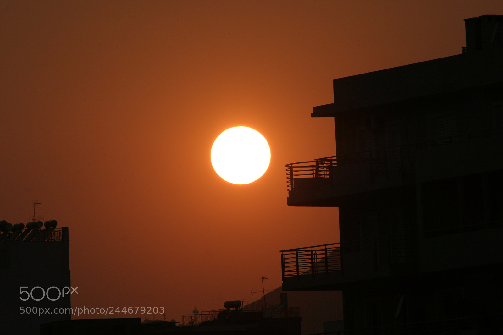 Canon EOS 10D sample photo. Sunset in the city photography