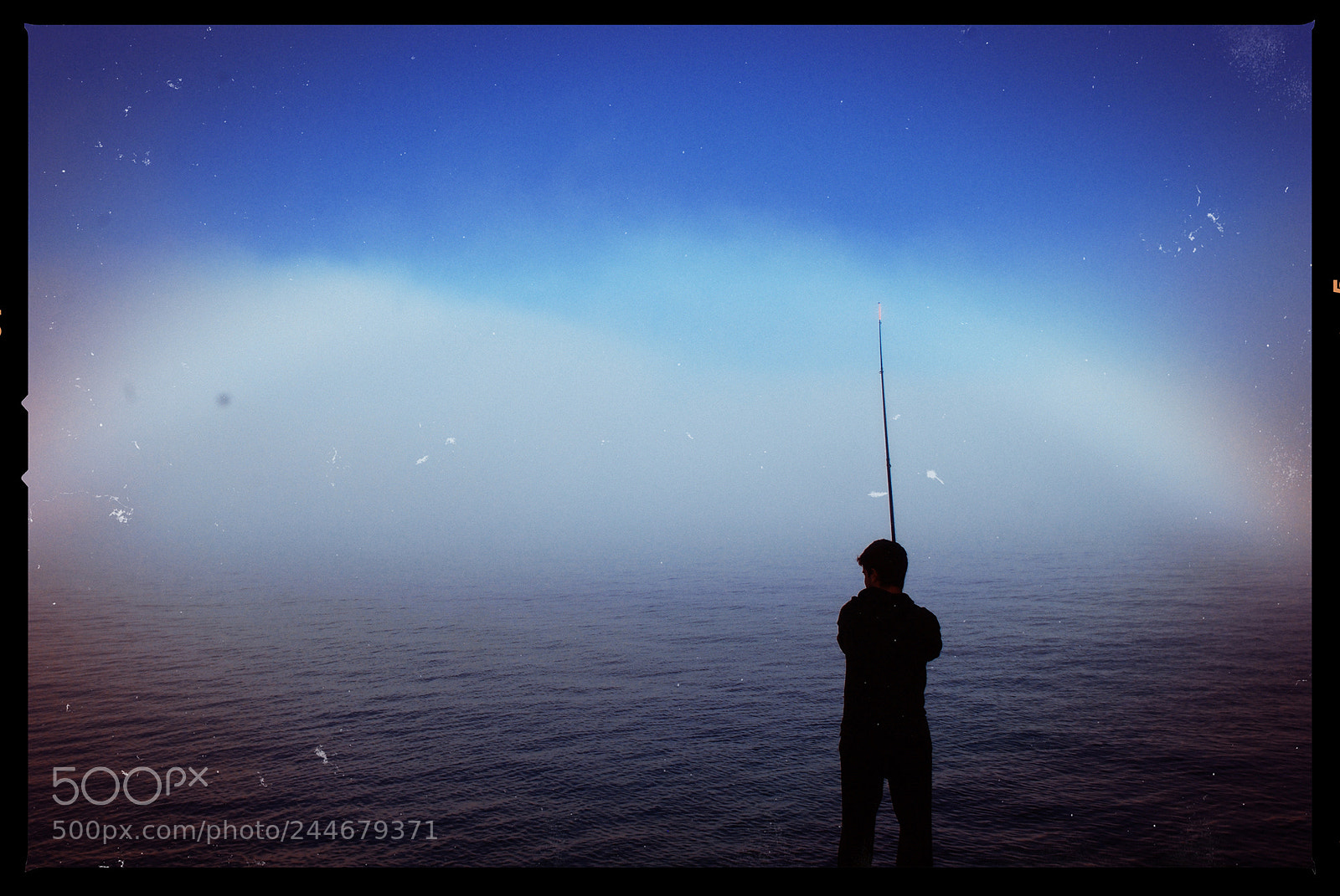 Nikon D80 sample photo. Fishing in the fog photography