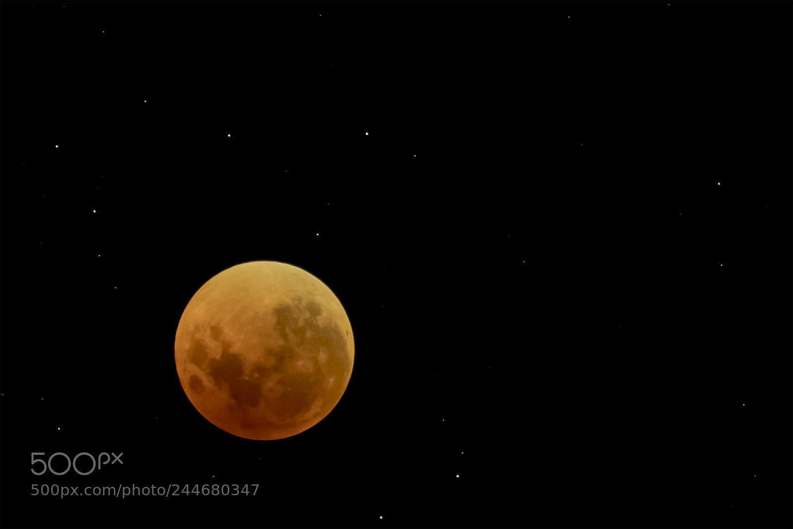 Canon EOS 7D Mark II sample photo. Blood moon photography