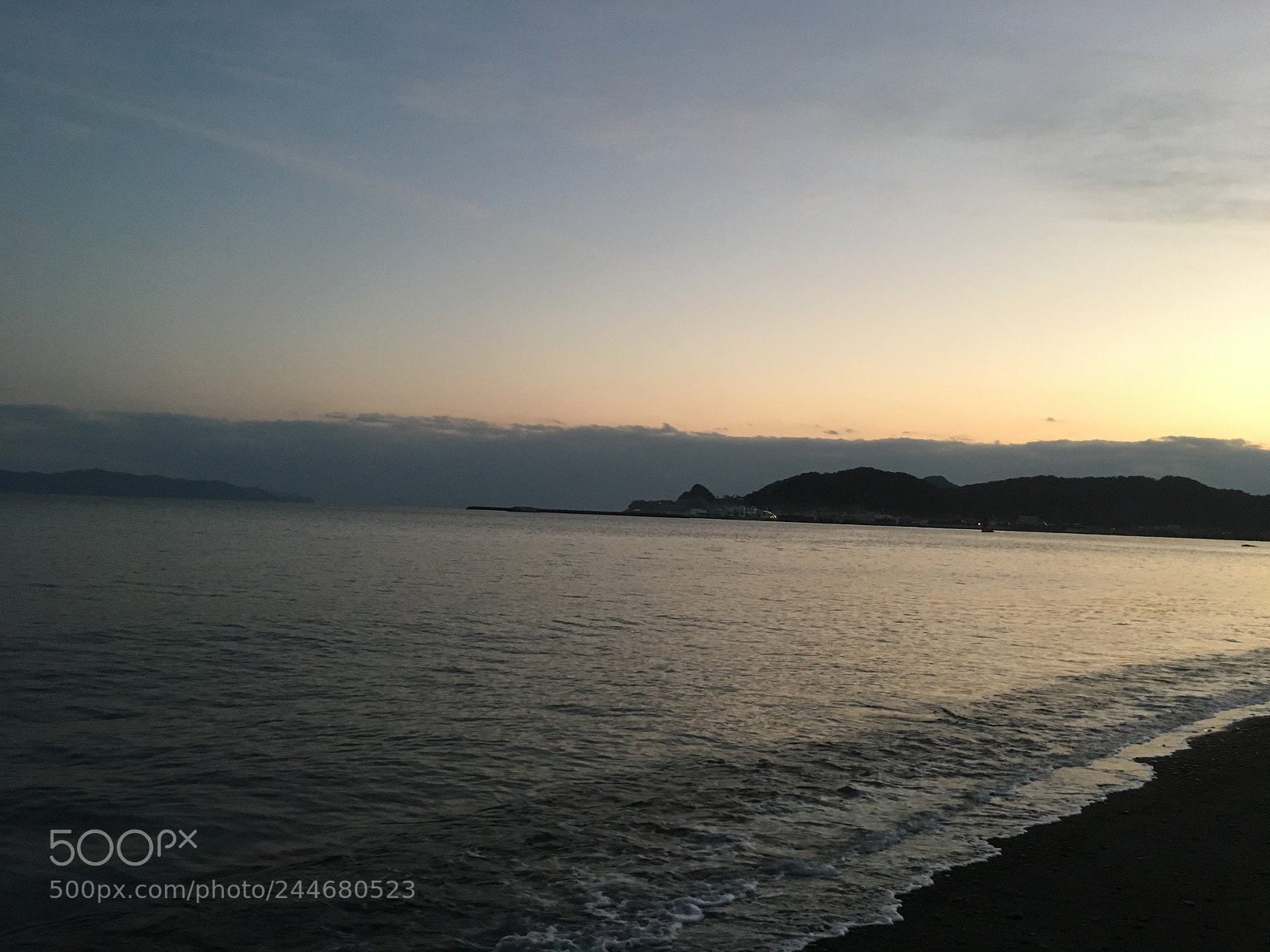 Apple iPhone 6s sample photo. Sunset beach photography