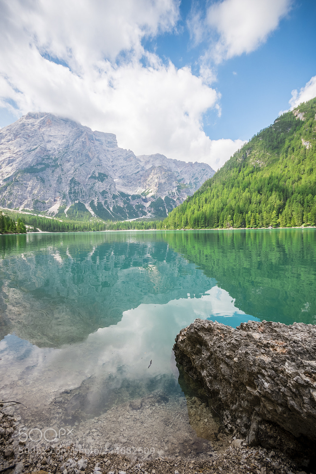 Nikon D610 sample photo. Braies lake photography