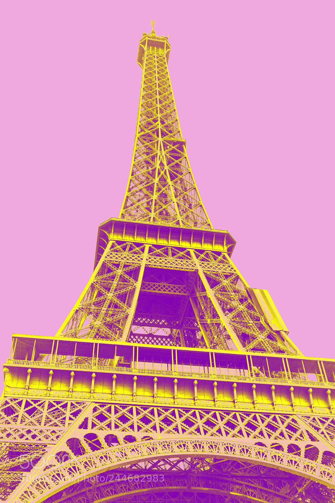 Sony a7 II sample photo. Pink eiffel photography