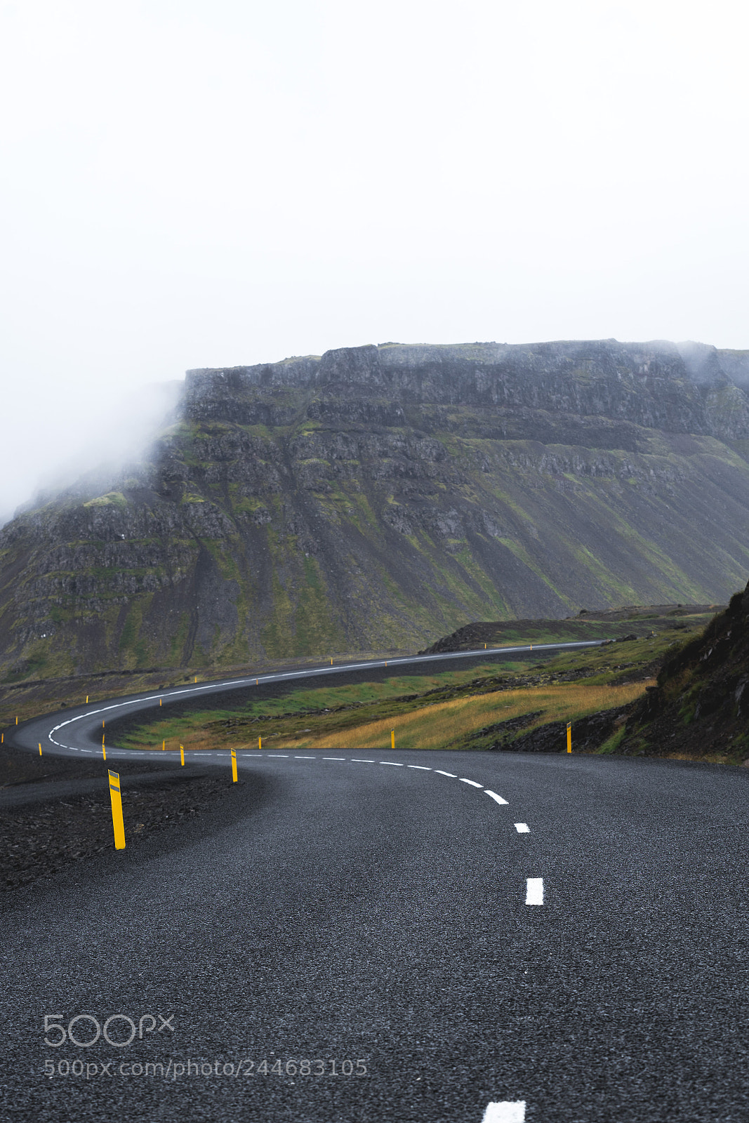 Sony a7 II sample photo. Roads of the westfjords photography