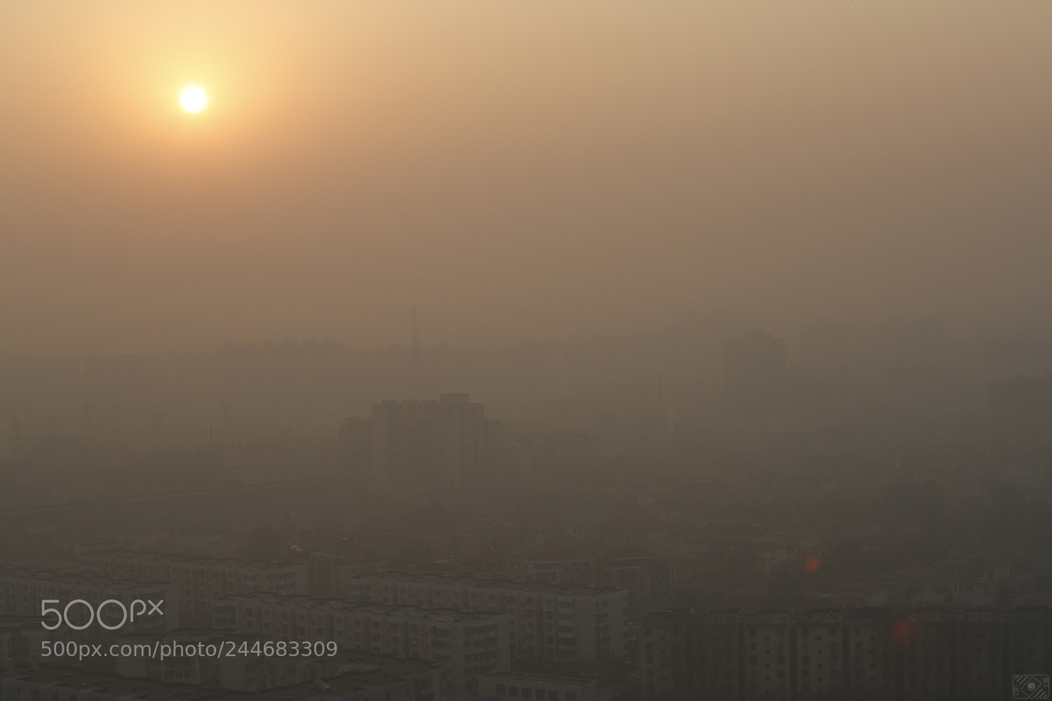 Canon EOS-1D X Mark II sample photo. Beijing in the smog photography