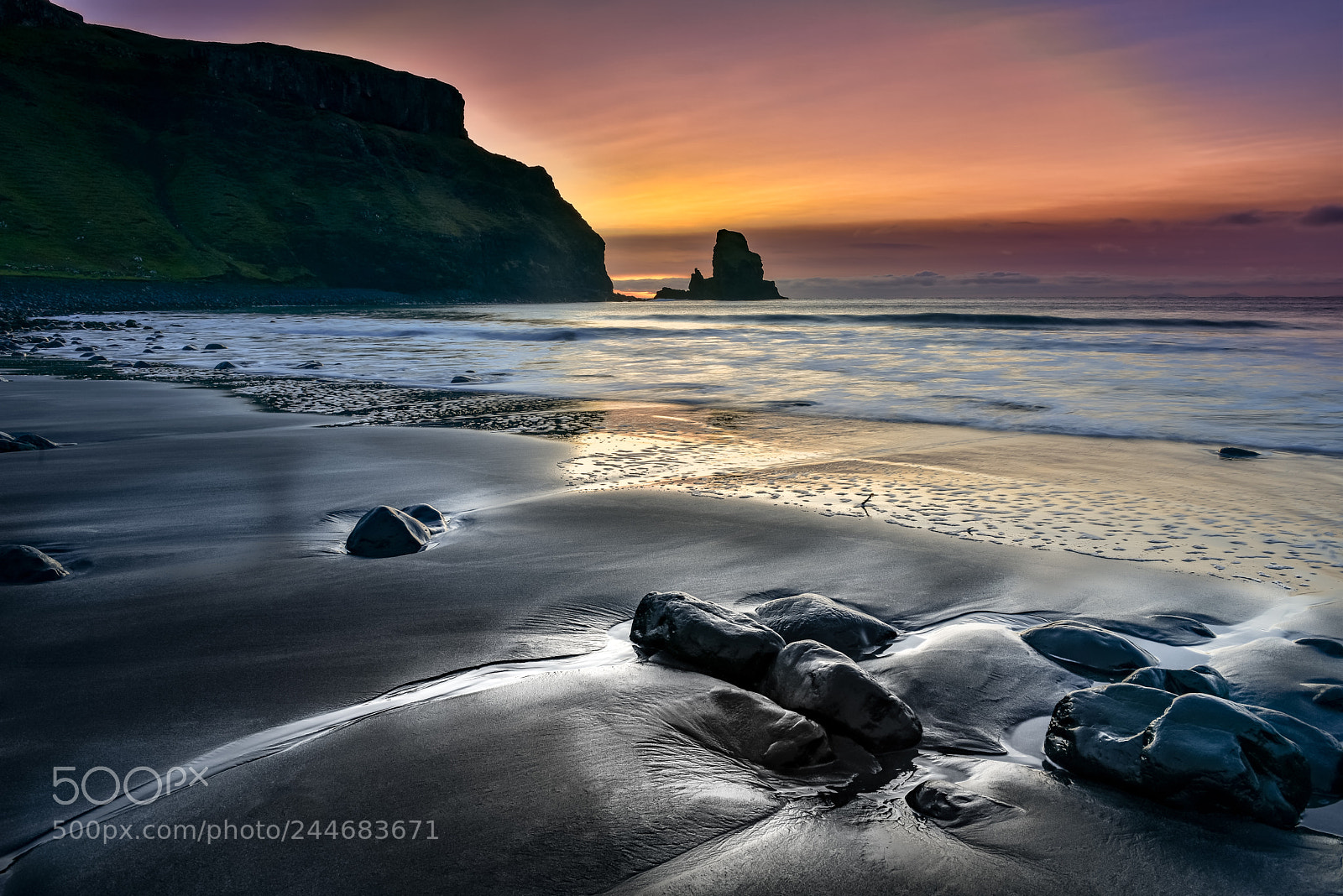 Nikon D810 sample photo. Talisker bay photography