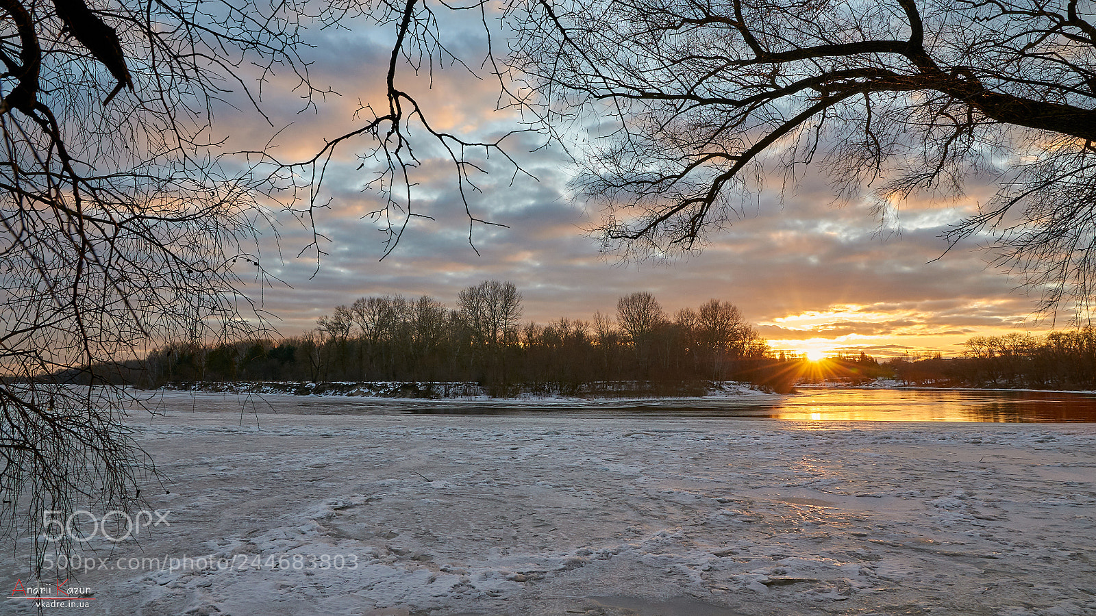Nikon D300 sample photo. Sunset on the desna photography