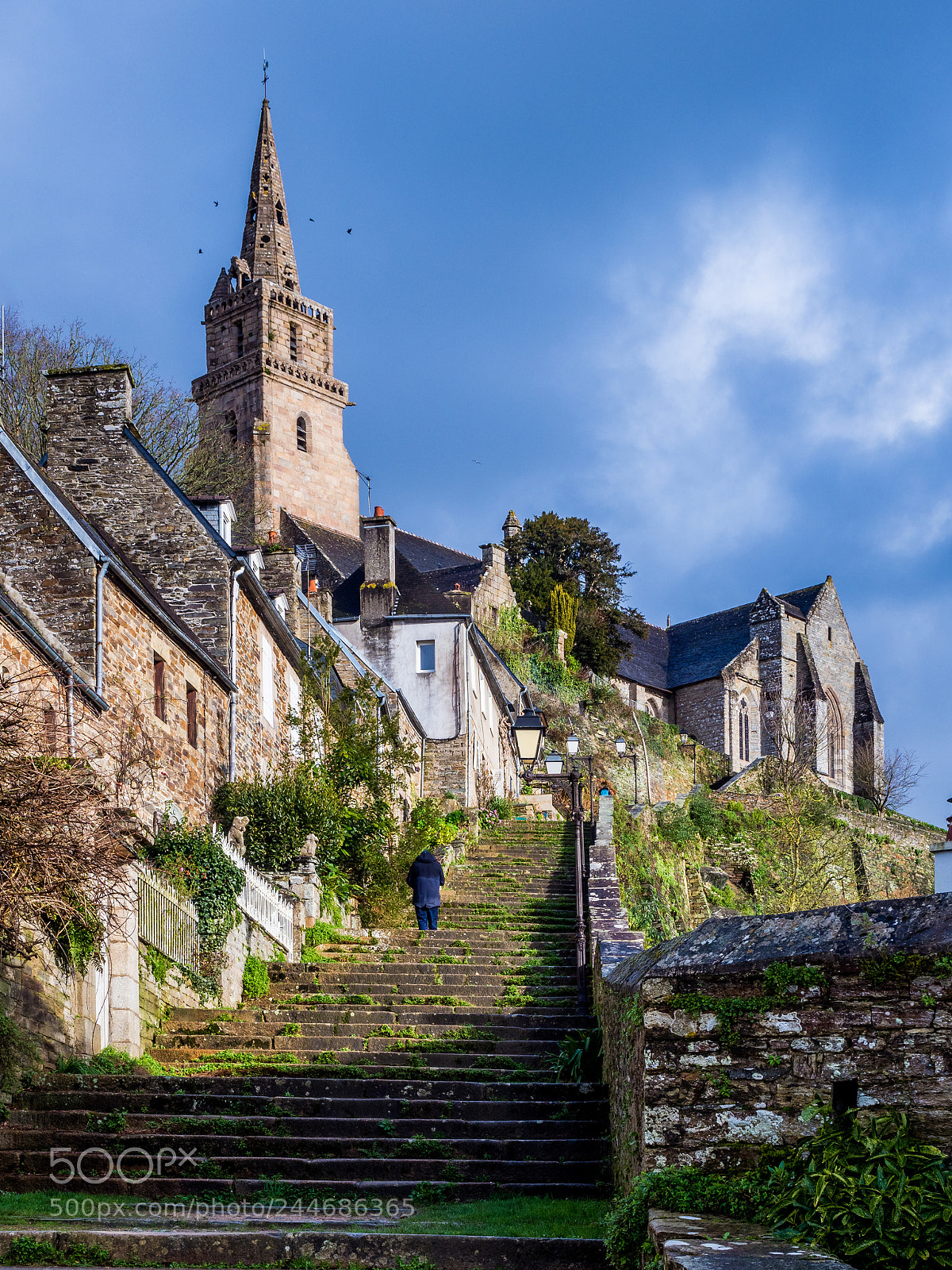 Olympus OM-D E-M1 Mark II sample photo. Escalier @ brelevenez bretagne photography