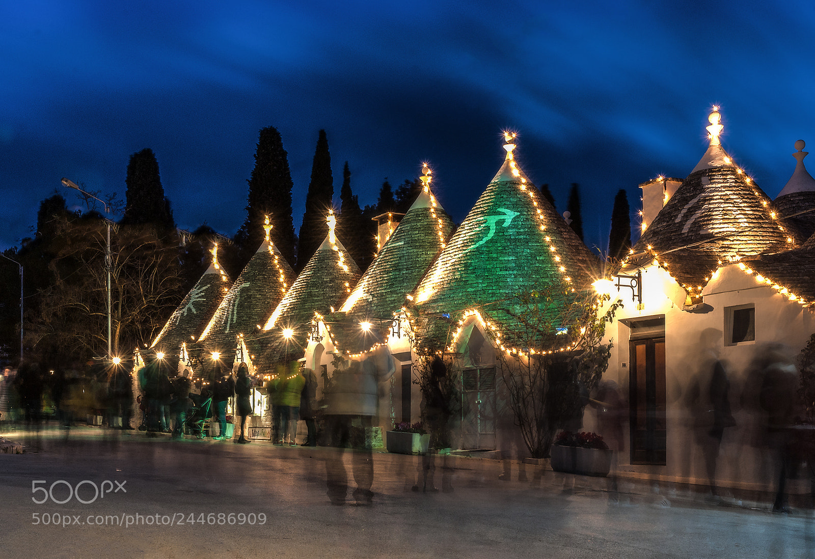 Nikon D3000 sample photo. Lights festival in alberobello photography