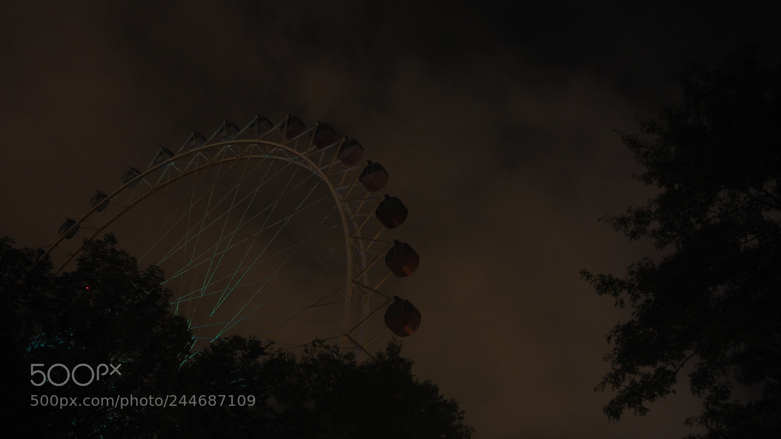 Olympus OM-D E-M10 sample photo. Ferris wheel, everland, korea photography