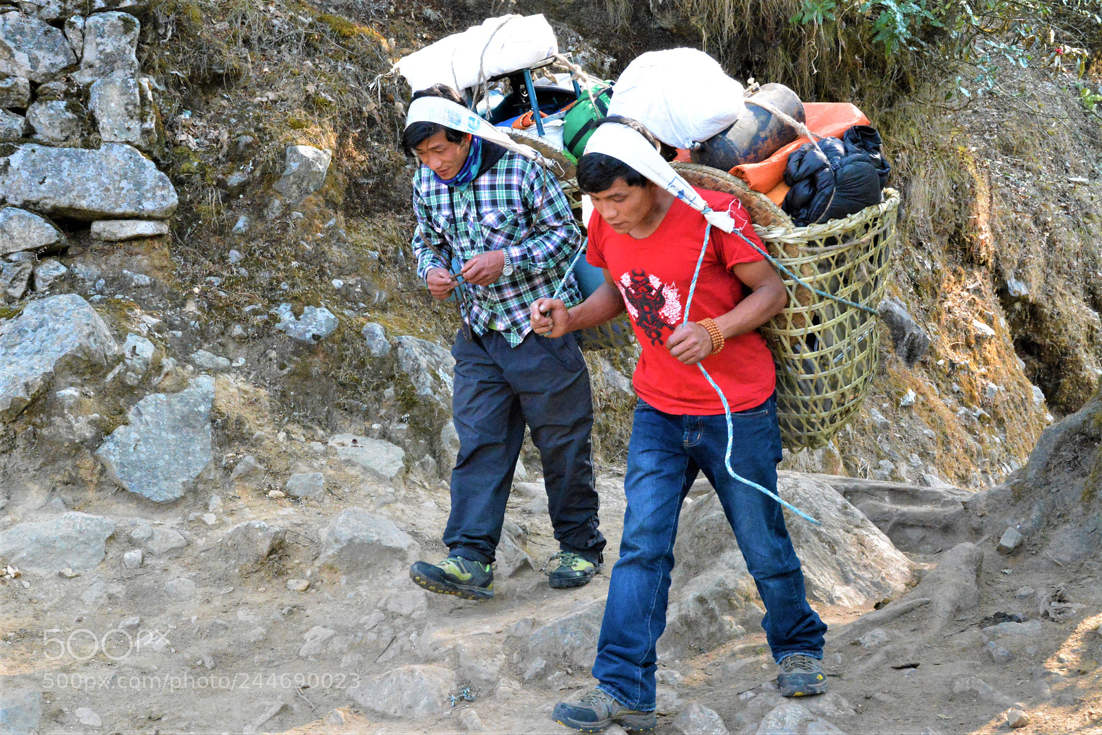 Nikon D7100 sample photo. Trek to everest base photography