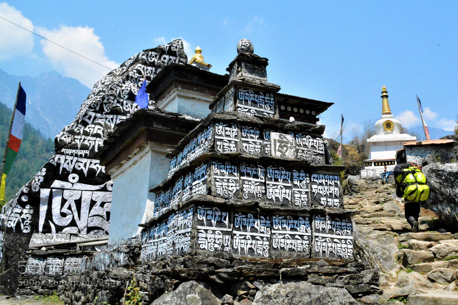 Nikon D7100 sample photo. Trek to everest base photography